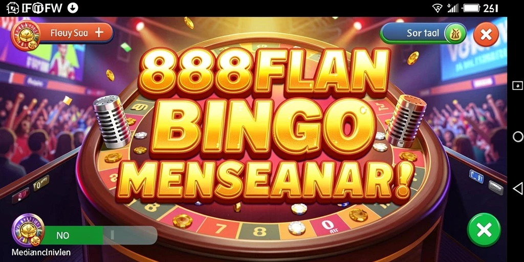 Tampilan gameplay seru Bingo di 888FW.