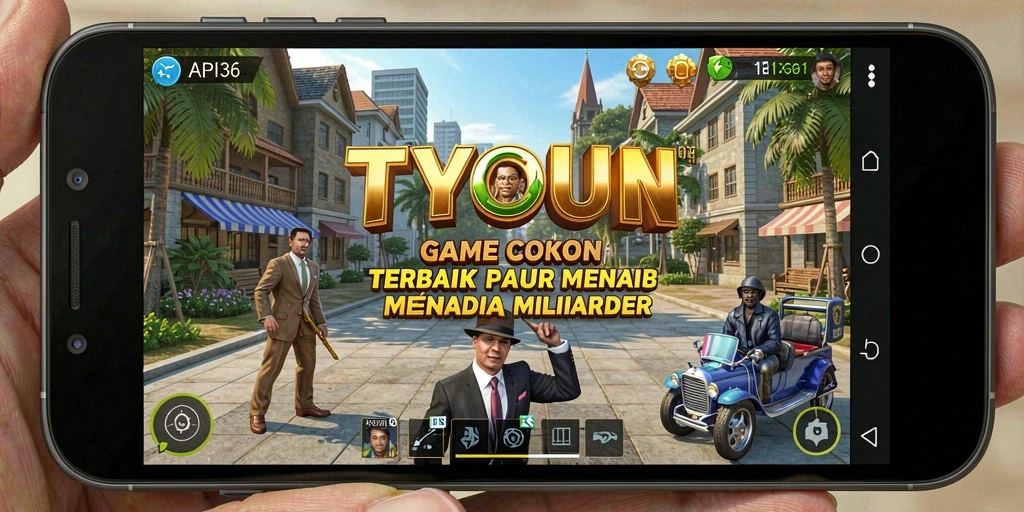 Tangkapan layar seru dari gameplay <strong>API36</strong> yang menunjukkan strategi bisnis