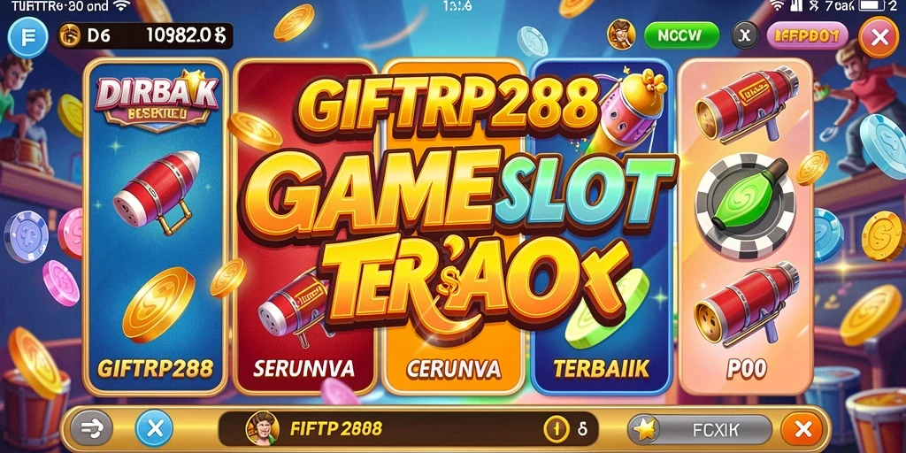 Screenshot main GIFTRP288 menampilkan gameplay Slot yang seru.