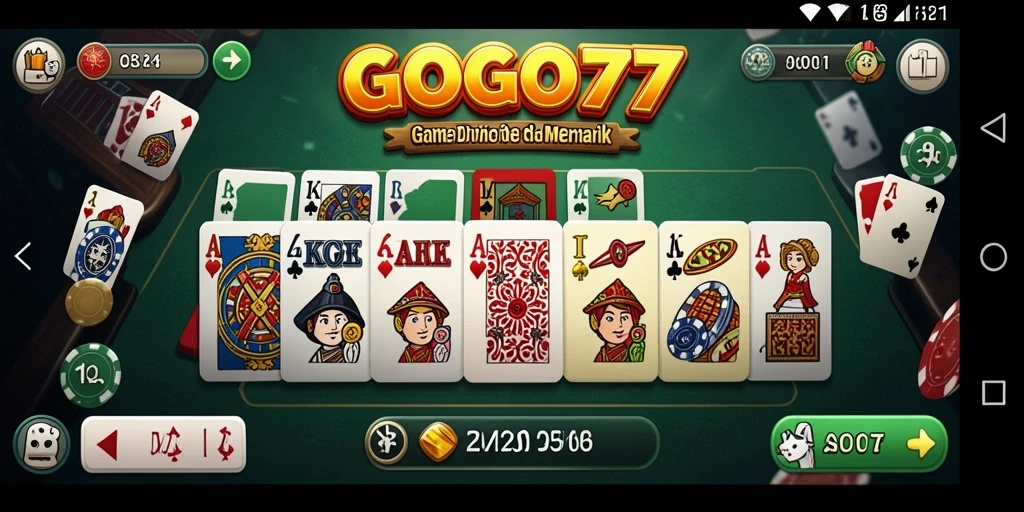 Tampilan menarik dari gameplay Domino di GOGO77.