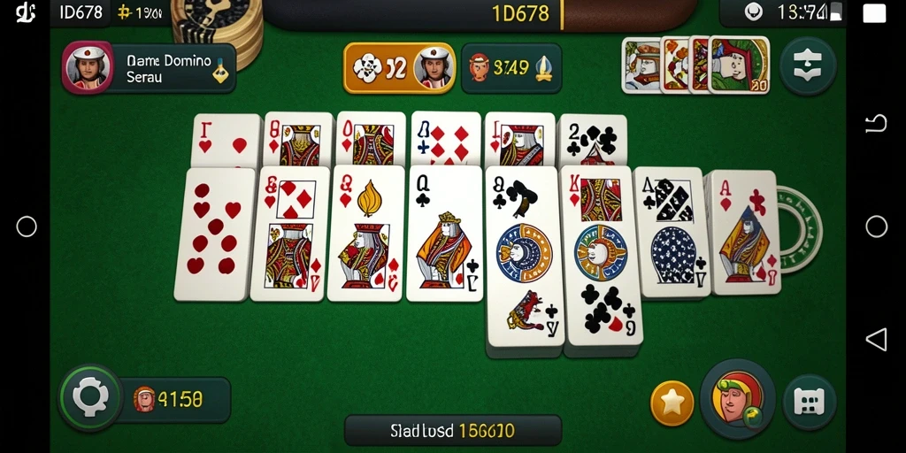 Tampilan gameplay Domino yang menegangkan di ID678.