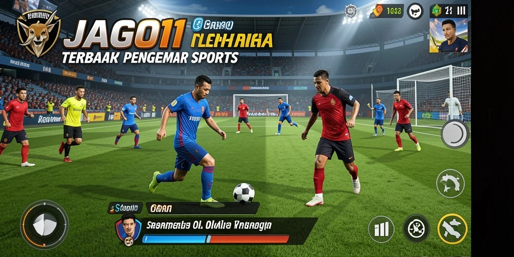 Tampilan menarik dari gameplay JAGO11 dengan aksi olahraga seru.