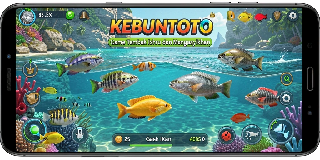 Tampilan gameplay KEBUNTOTO yang seru dan mengasyikkan.