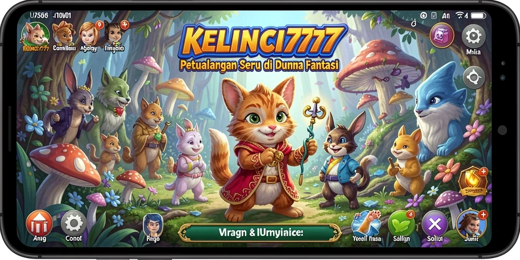 Tangkapan layar gameplay KELINCI777 menampilkan kelincian dalam petualangan seru.