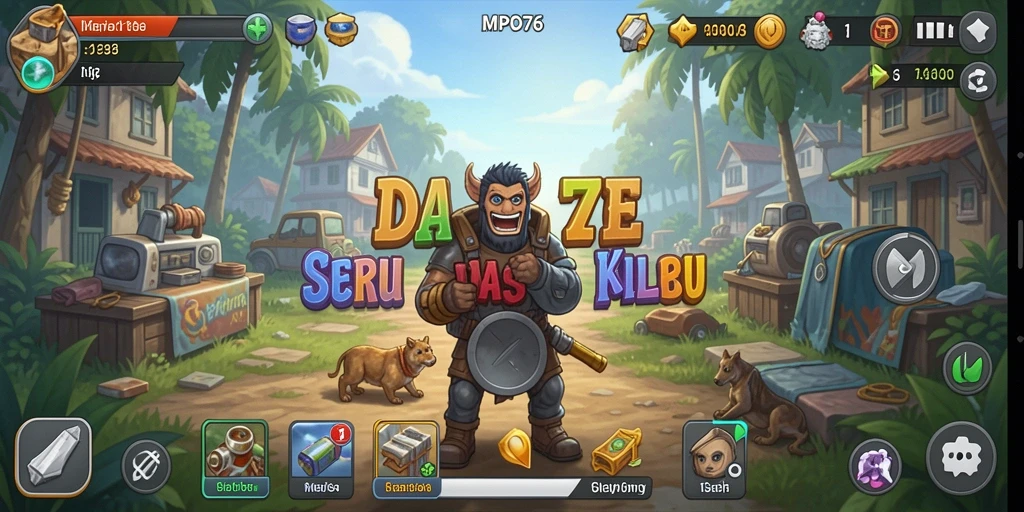 Screenshot MPO76 menampilkan karakter dalam aksi Idle yang seru.
