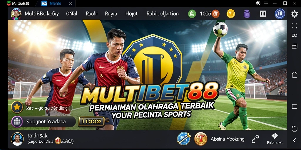 Tangkapan layar gameplay yang menampilkan keseruan taruhan olahraga.