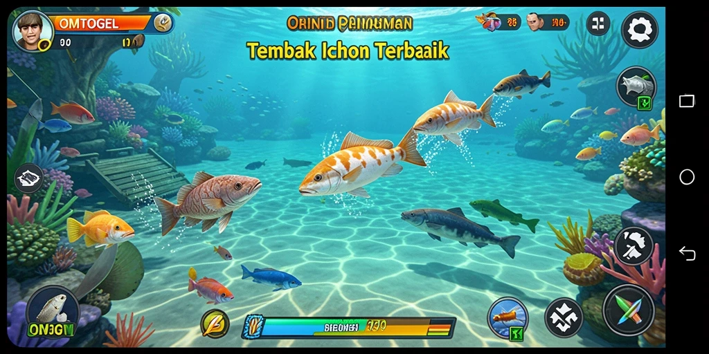 Gameplay seru Tembak Ikan di OMTOGEL yang memukau.