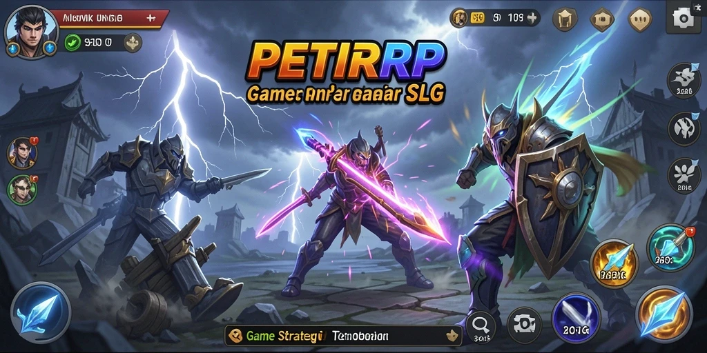 Tangkapan layar gameplay PETIRRP yang menarik dan penuh strategi.