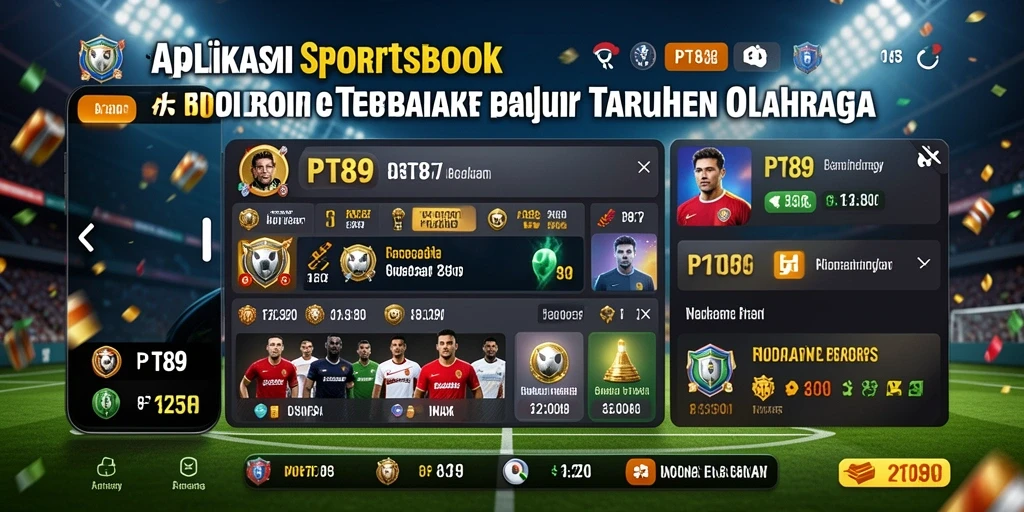 Gameplay interaktif pada aplikasi Sportsbook PT89.