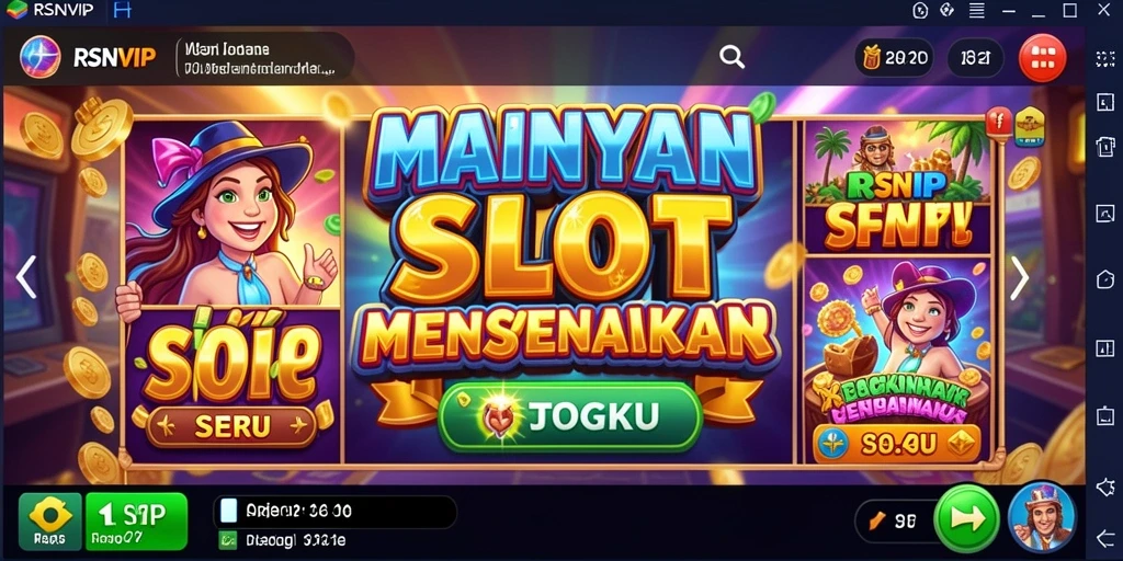 Tampilan gameplay menarik dari RSNVIP yang memikat pemain.