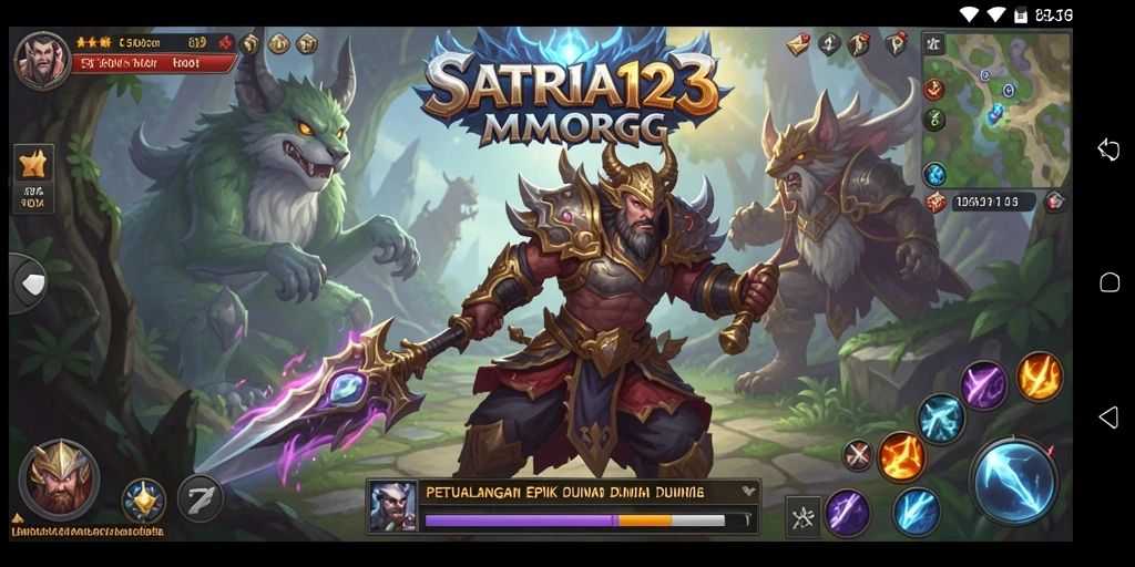 Gameplay menarik dari SATRIA123 dalam dunia MMORPG yang luas.