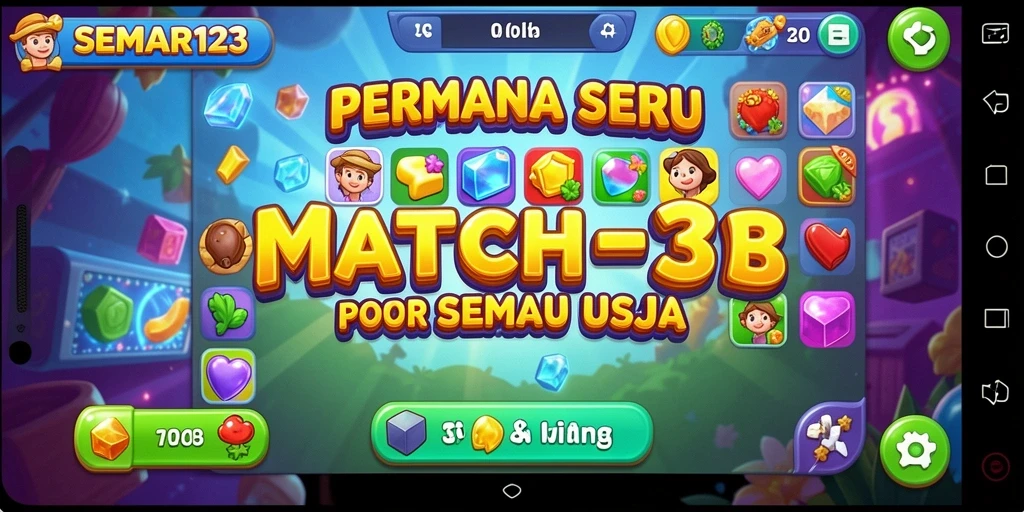 Tampilan menarik dari gameplay SEMAR123 yang penuh warna