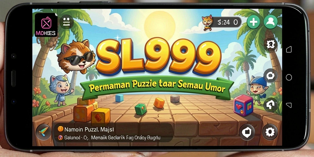 Screenshot SL999 menunjukkan tantangan menarik dalam gameplay Puzzle.