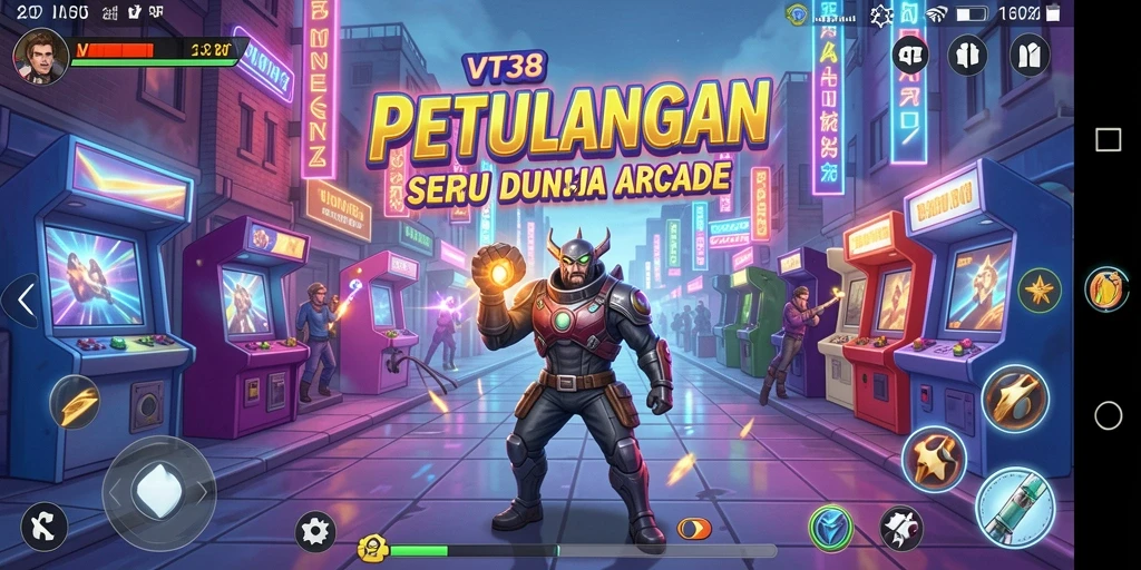 Tampilan gameplay VT38 yang seru dan menantang.