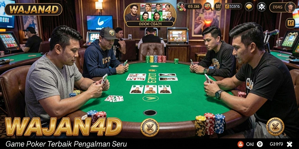 Tampilan menarik dari gameplay WAJAN4D yang seru.